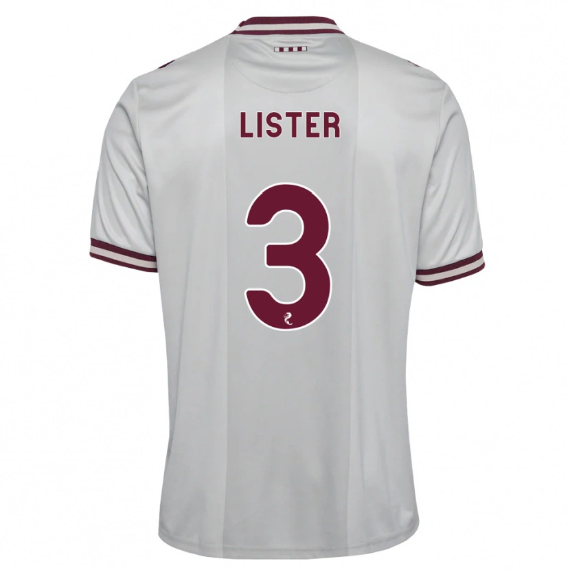 Danxen Kinder Henry Lister #3 Weiß Burgunder Auswärtstrikot Trikot 2026/27 T-Shirt Österreich