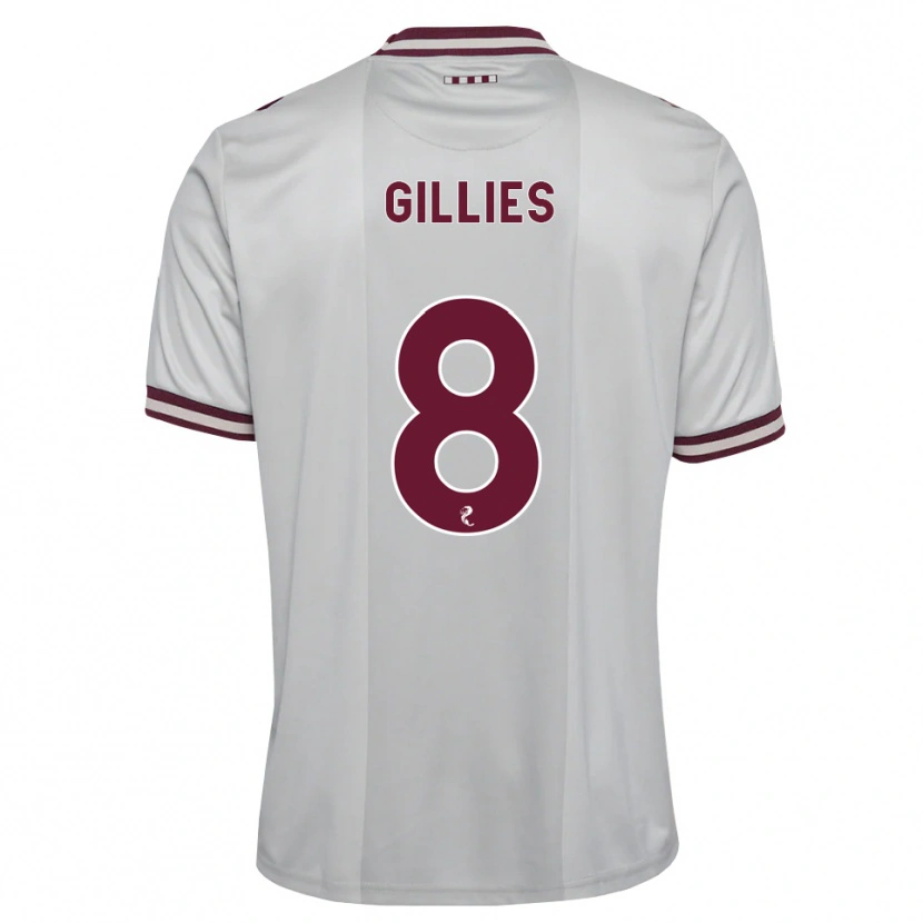 Danxen Kinder Matthew Gillies #8 Weiß Burgunder Auswärtstrikot Trikot 2026/27 T-Shirt Österreich