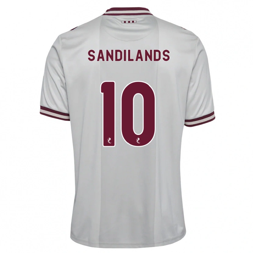 Danxen Kinder Callum Sandilands #10 Weiß Burgunder Auswärtstrikot Trikot 2026/27 T-Shirt Österreich