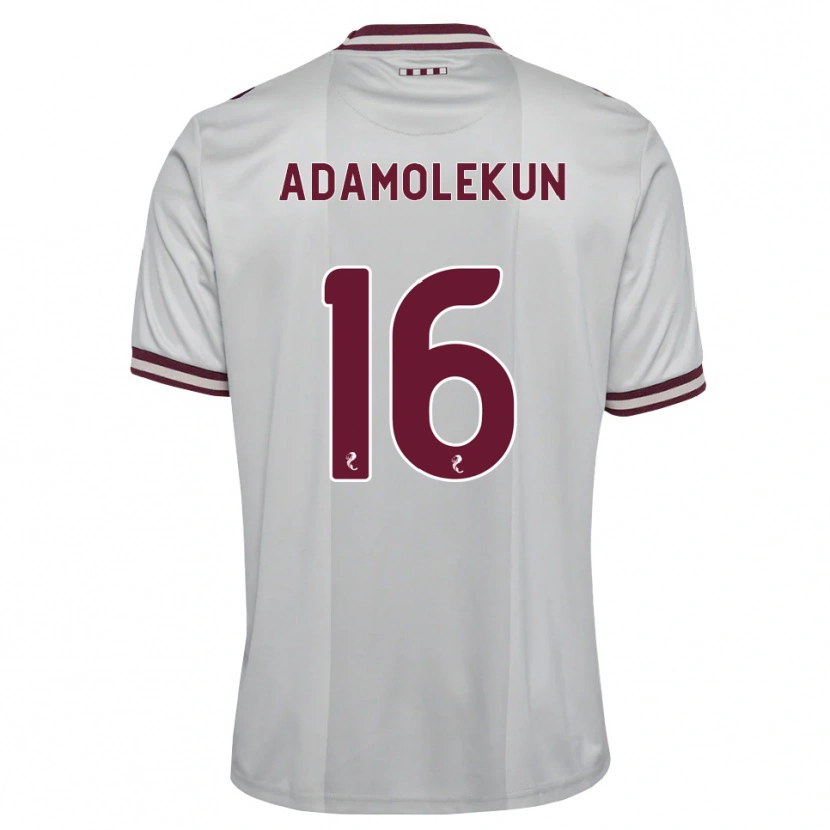 Danxen Kinder Olufolasade Adamolekun #16 Weiß Burgunder Auswärtstrikot Trikot 2026/27 T-Shirt Österreich