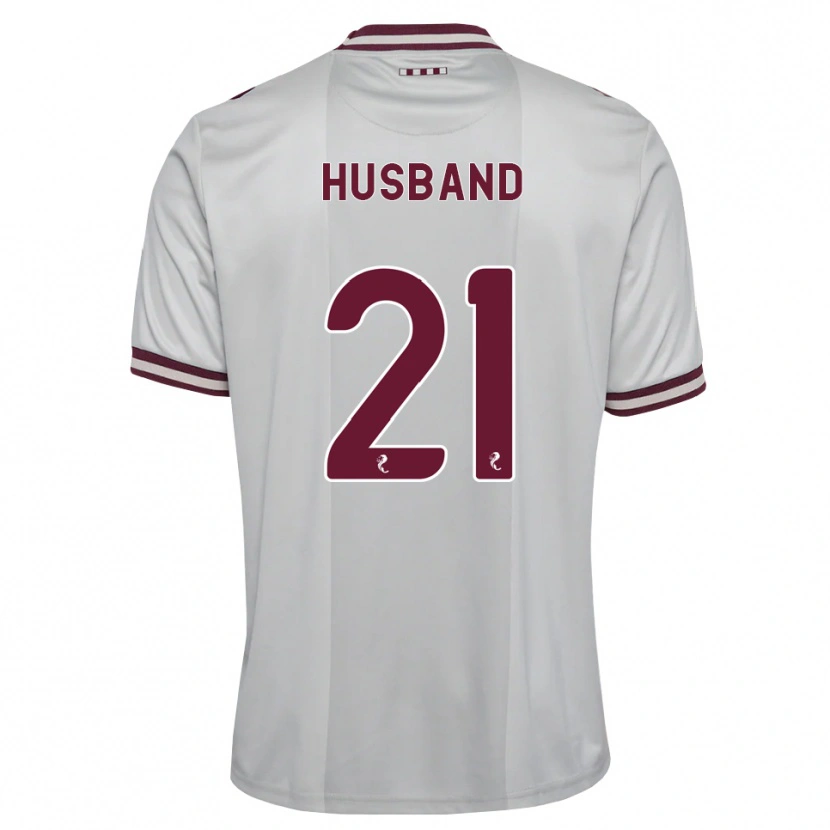 Danxen Kinder Erin Husband #21 Weiß Burgunder Auswärtstrikot Trikot 2026/27 T-Shirt Österreich