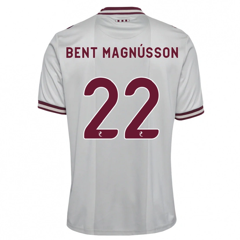 Danxen Kinder Tómas Bent Magnússon #22 Weiß Burgunder Auswärtstrikot Trikot 2026/27 T-Shirt Österreich