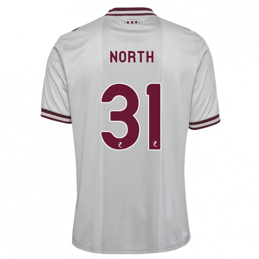 Danxen Kinder Tommy North #31 Weiß Burgunder Auswärtstrikot Trikot 2026/27 T-Shirt Österreich