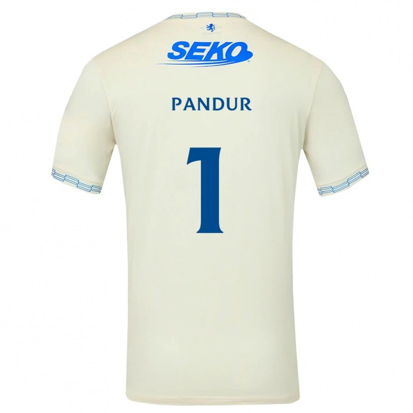 Danxen Kinder Ivor Pandur #1 Tiefseeblau Weiß Auswärtstrikot Trikot 2026/27 T-Shirt Österreich