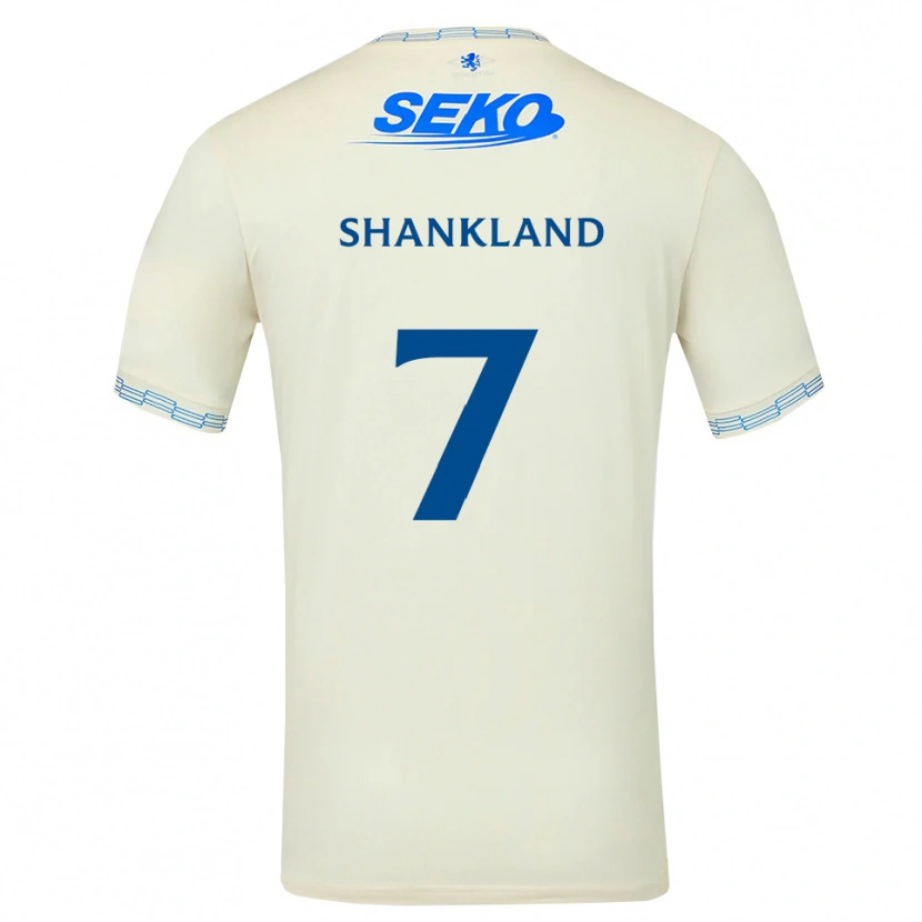 Danxen Kinder Lawrence Shankland #7 Tiefseeblau Weiß Auswärtstrikot Trikot 2026/27 T-Shirt Österreich