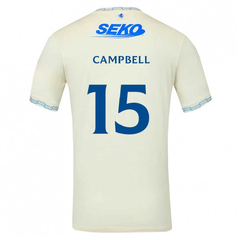 Danxen Kinder Connor Campbell #15 Tiefseeblau Weiß Auswärtstrikot Trikot 2026/27 T-Shirt Österreich
