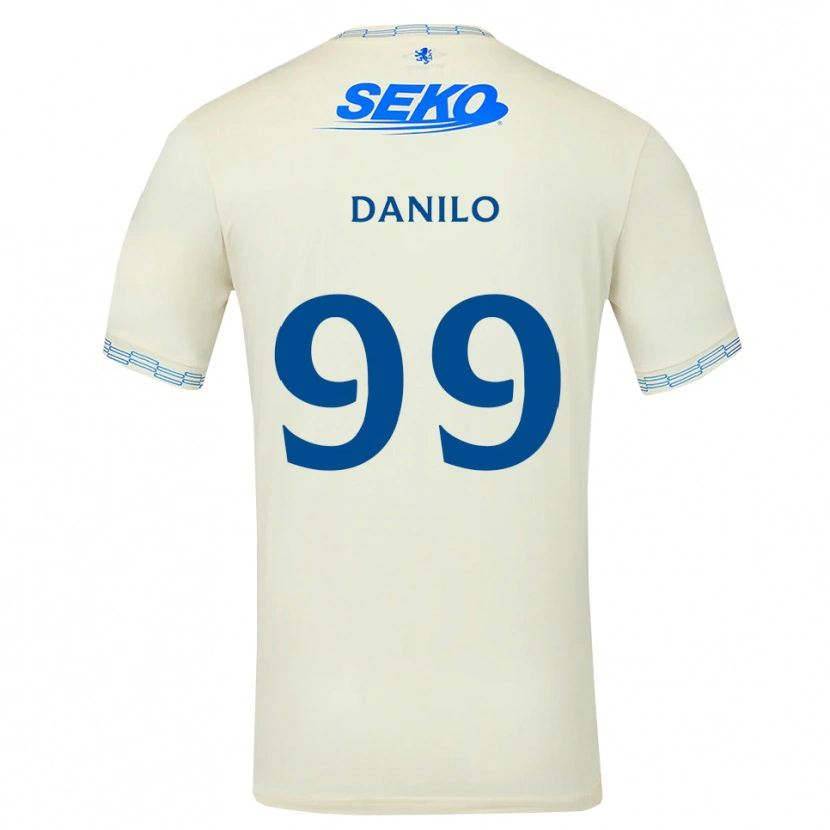 Danxen Kinder Danilo #99 Tiefseeblau Weiß Auswärtstrikot Trikot 2026/27 T-Shirt Österreich