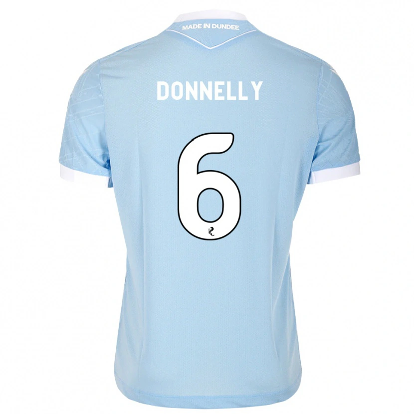 Danxen Kinder Aaron Donnelly #6 Himmelblau Weiß Auswärtstrikot Trikot 2026/27 T-Shirt Österreich