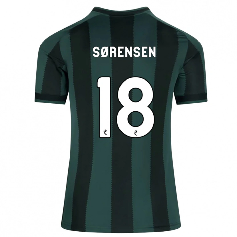 Danxen Kinder Oliver Sørensen #18 Dunkles Schiefergrau Schwarz Auswärtstrikot Trikot 2026/27 T-Shirt Österreich