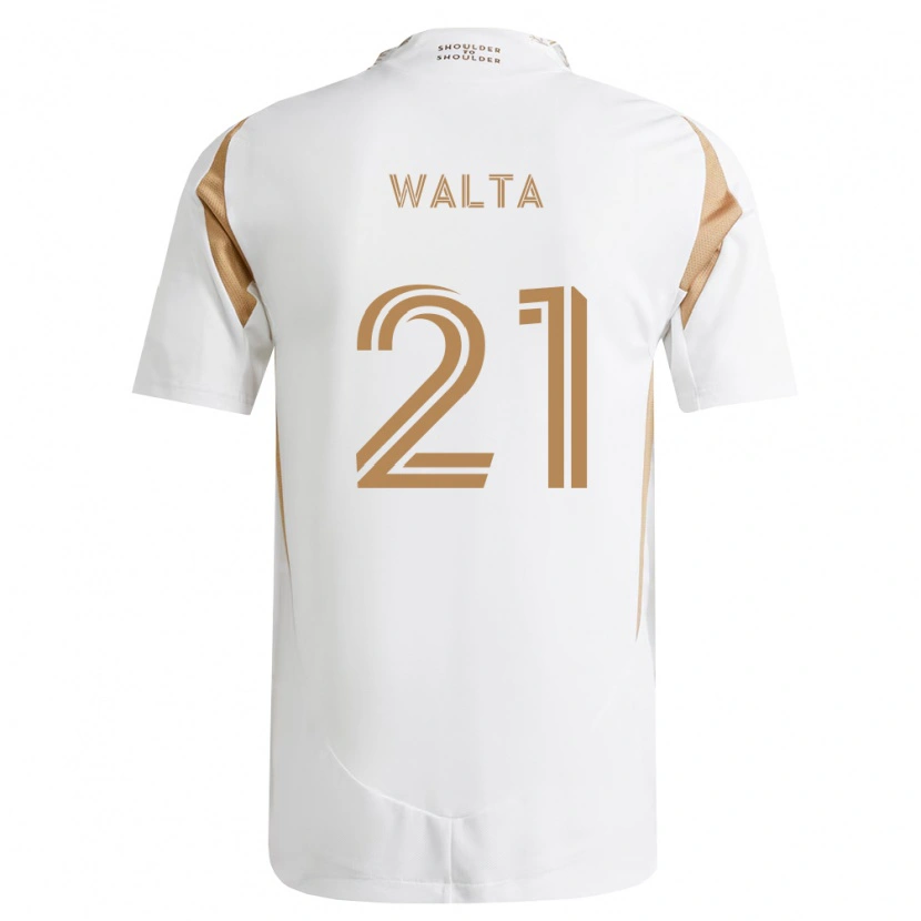 Danxen Kinder Leo Walta #21 Weiß Braun Auswärtstrikot Trikot 2026/27 T-Shirt Österreich
