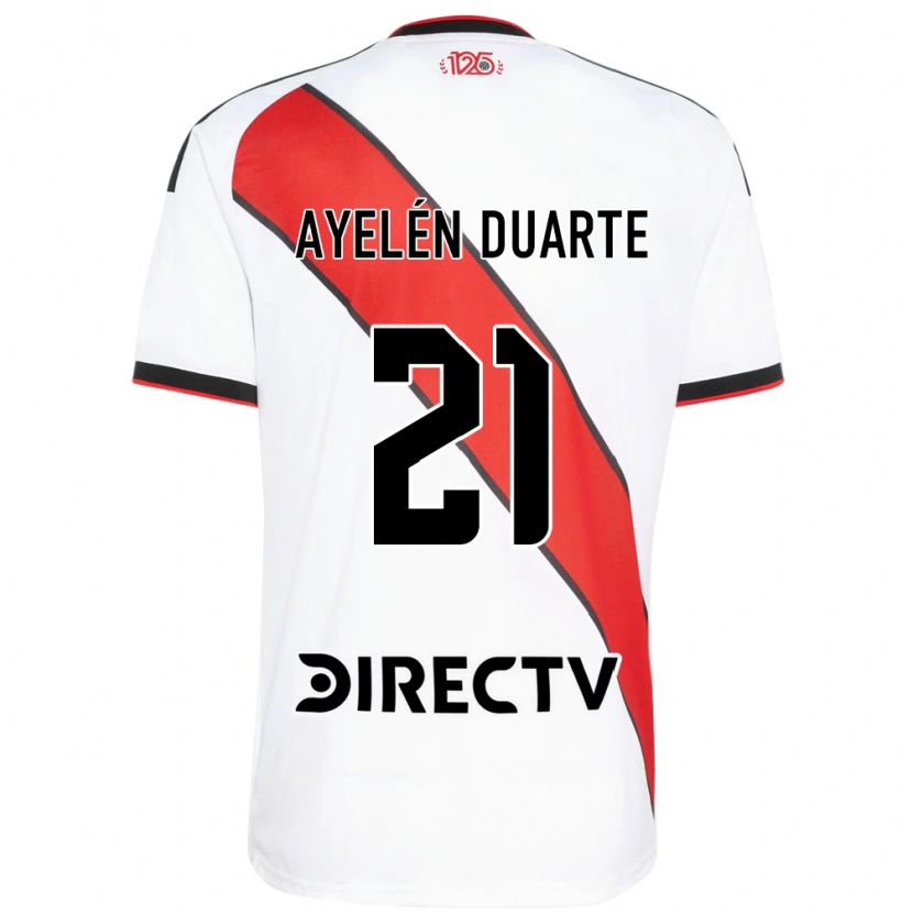 Danxen Herren Camila Ayelén Duarte #21 Rot Weiß Schwarz Heimtrikot Trikot 2026/27 T-Shirt Österreich