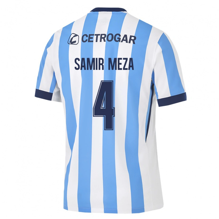 Danxen Herren Samir Meza #4 Hellblau Weiß Schwarz Heimtrikot Trikot 2026/27 T-Shirt Österreich