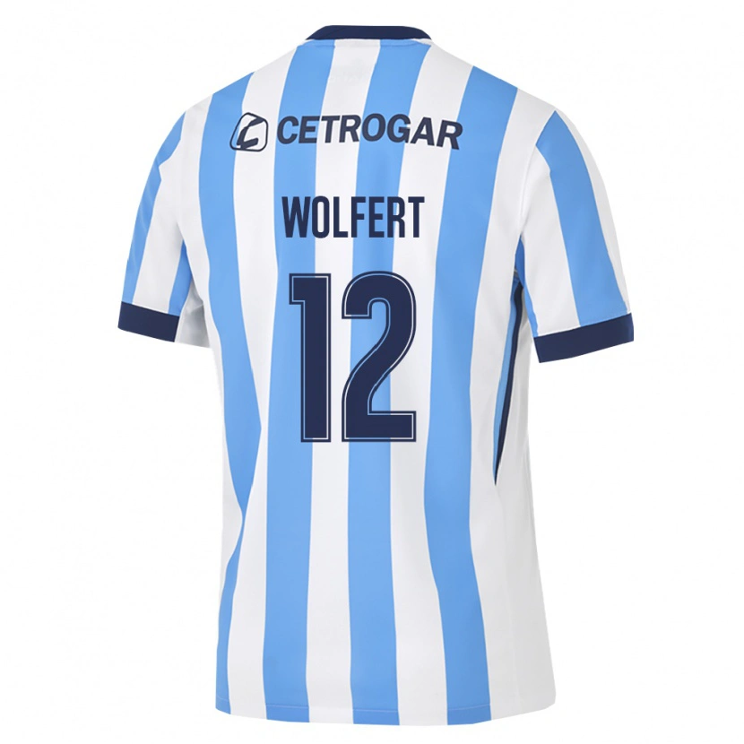 Danxen Herren Lucas Wolfert #12 Hellblau Weiß Schwarz Heimtrikot Trikot 2026/27 T-Shirt Österreich