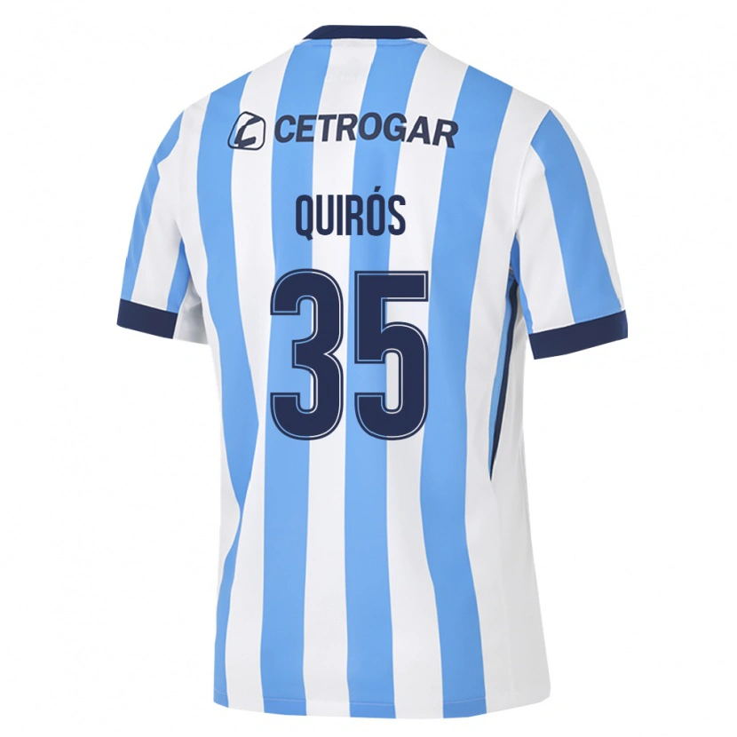 Danxen Herren Santiago Quirós #35 Hellblau Weiß Schwarz Heimtrikot Trikot 2026/27 T-Shirt Österreich