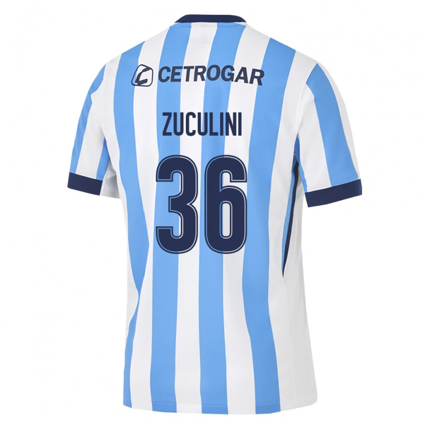 Danxen Herren Bruno Zuculini #36 Hellblau Weiß Schwarz Heimtrikot Trikot 2026/27 T-Shirt Österreich
