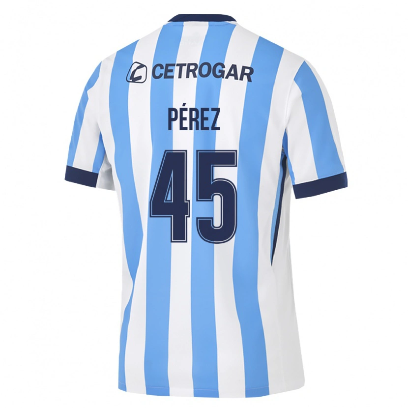 Danxen Herren Ezequiel Pérez #45 Hellblau Weiß Schwarz Heimtrikot Trikot 2026/27 T-Shirt Österreich
