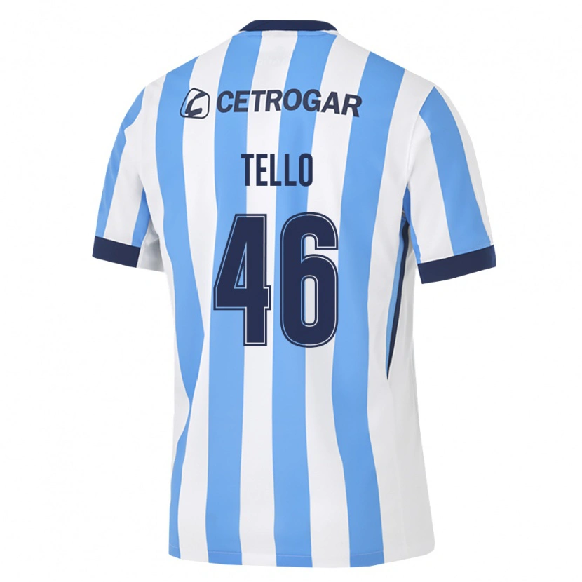 Danxen Herren Alejandro Tello #46 Hellblau Weiß Schwarz Heimtrikot Trikot 2026/27 T-Shirt Österreich