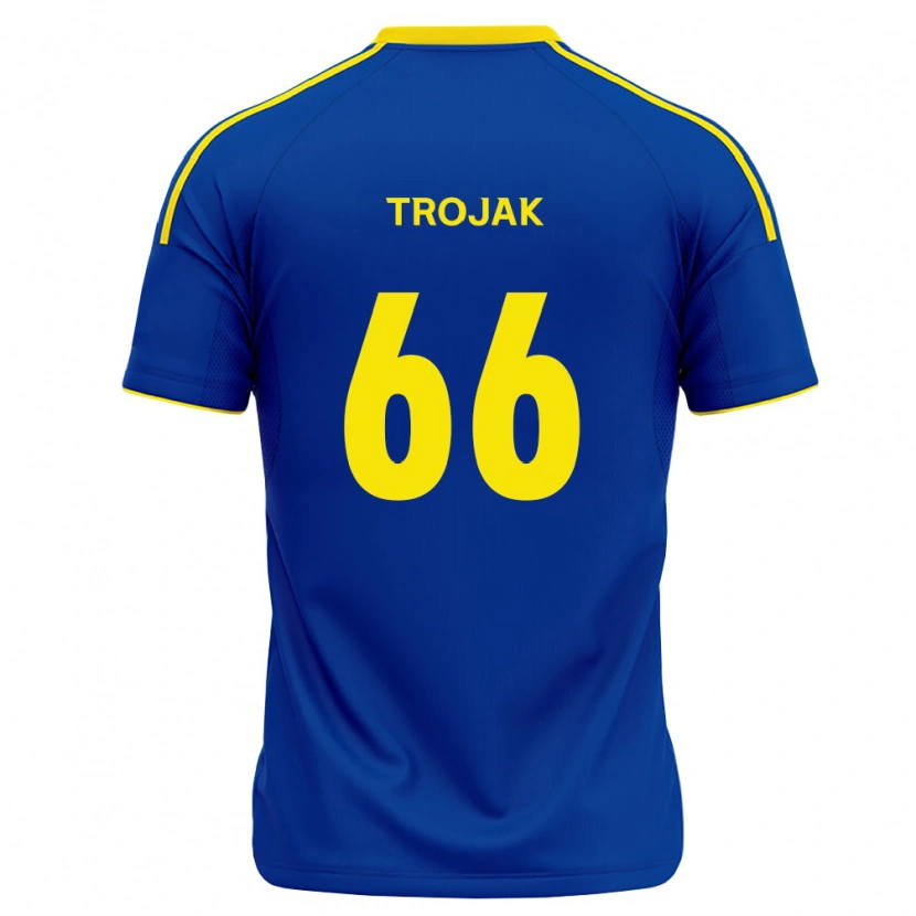 Danxen Herren Milosz Trojak #66 Königsblau Gelb Heimtrikot Trikot 2026/27 T-Shirt Österreich