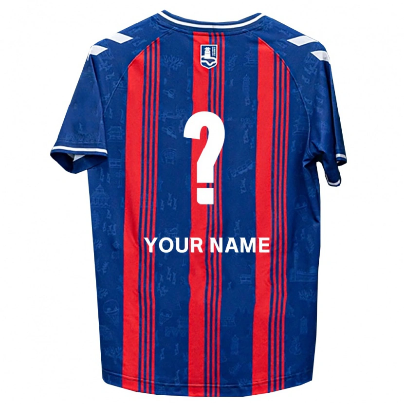 Danxen Herren Ihren Namen #0 Blau Rot Weiß Heimtrikot Trikot 2026/27 T-Shirt Österreich