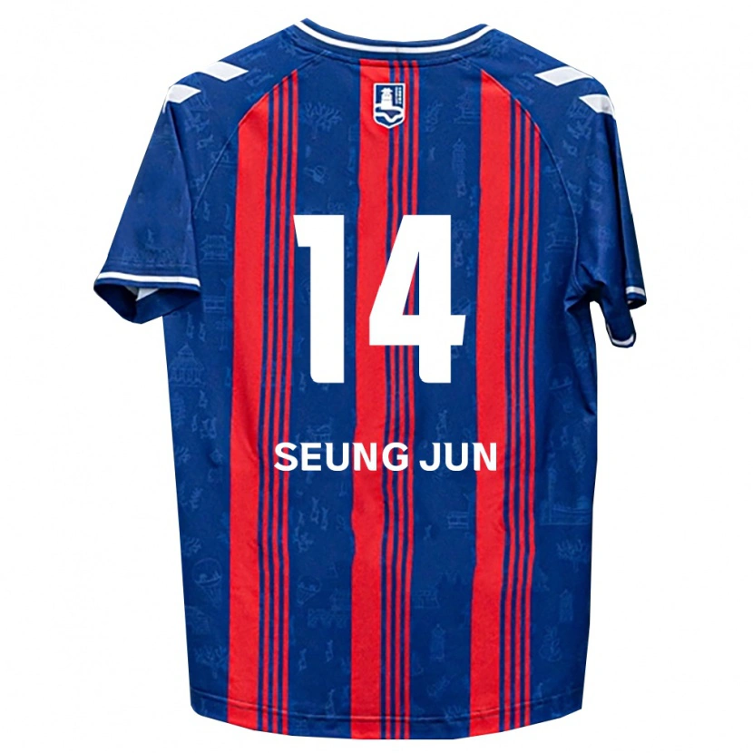 Danxen Herren Seung-Jun Yeom #14 Blau Rot Weiß Heimtrikot Trikot 2026/27 T-Shirt Österreich