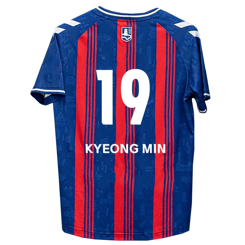 Danxen Herren Kyeong-Min Kim #19 Blau Rot Weiß Heimtrikot Trikot 2026/27 T-Shirt Österreich