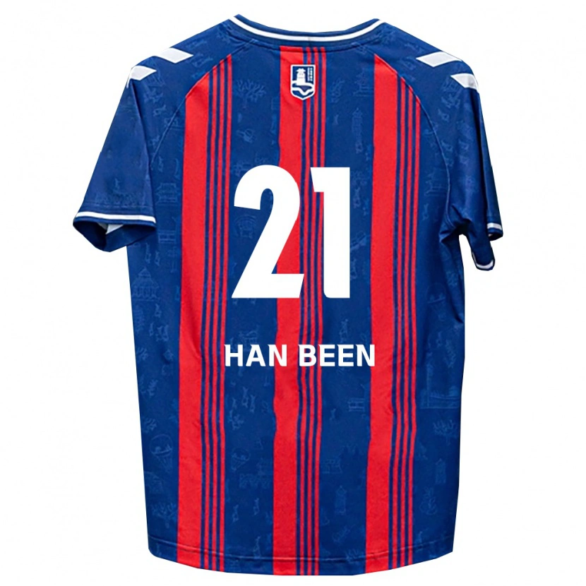 Danxen Herren Han-Been Yang #21 Blau Rot Weiß Heimtrikot Trikot 2026/27 T-Shirt Österreich