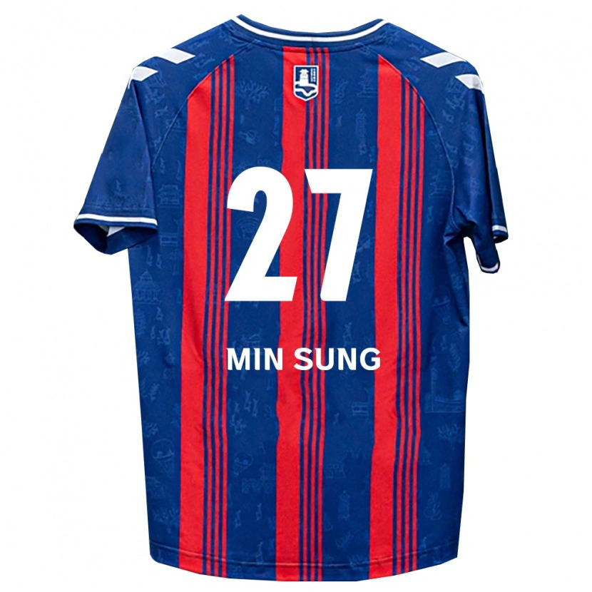 Danxen Herren Min-Sung Kang #27 Blau Rot Weiß Heimtrikot Trikot 2026/27 T-Shirt Österreich