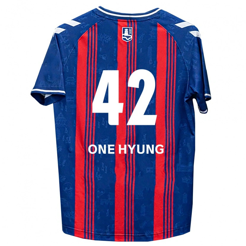 Danxen Herren One-Hyung Kim #42 Blau Rot Weiß Heimtrikot Trikot 2026/27 T-Shirt Österreich
