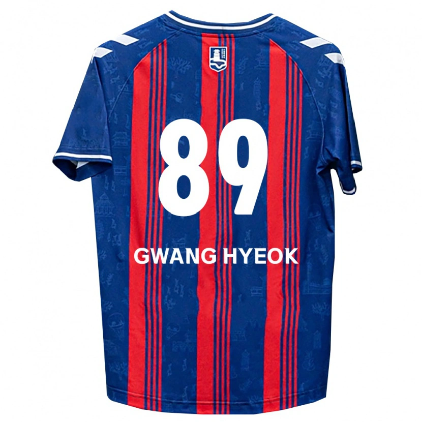 Danxen Herren Gwang-Hyeok Lee #89 Blau Rot Weiß Heimtrikot Trikot 2026/27 T-Shirt Österreich