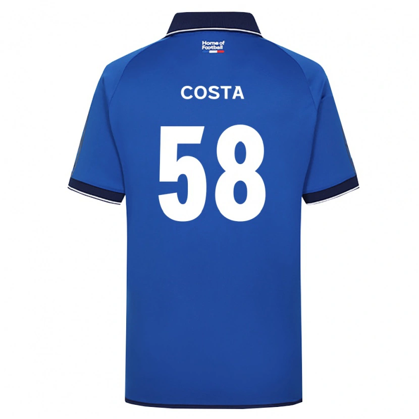 Danxen Herren Bruno Costa #58 Königsblau Weiß Rot Heimtrikot Trikot 2026/27 T-Shirt Österreich