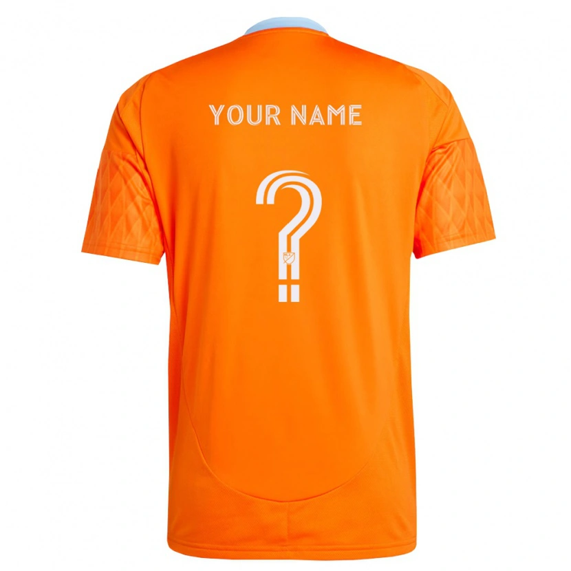 Danxen Herren Ihren Namen #0 Orange Weiß Heimtrikot Trikot 2026/27 T-Shirt Österreich