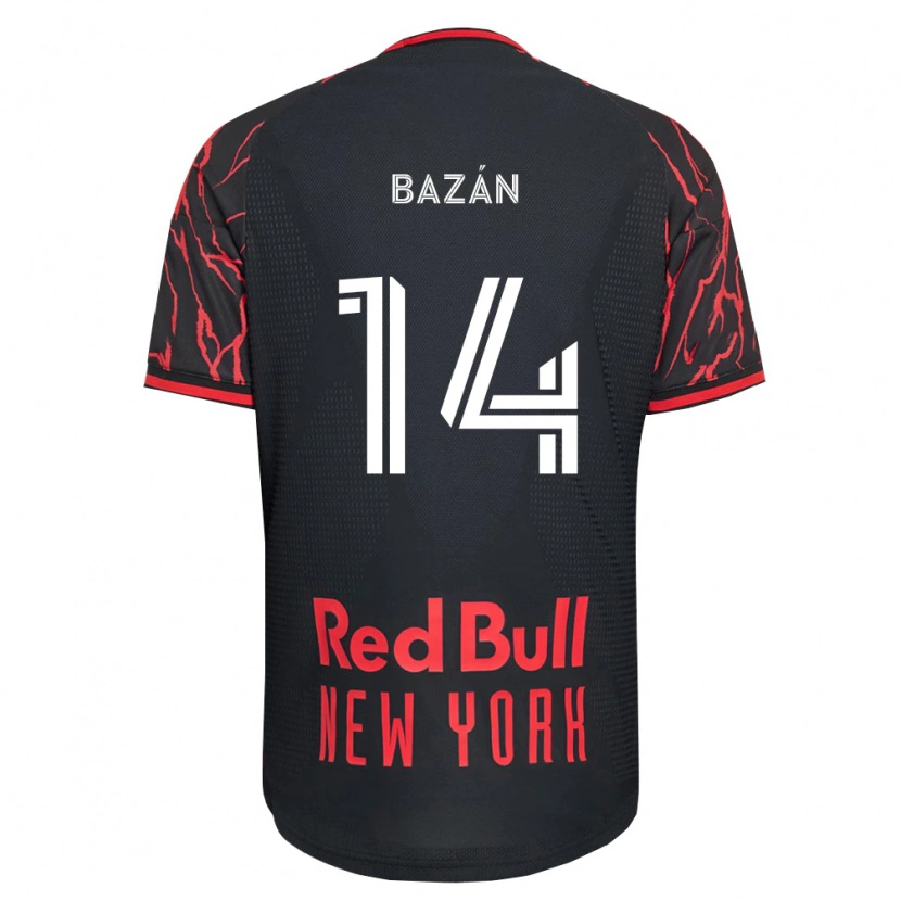 Danxen Herren Julián Bazán #14 Rot Schwarz Weiß Heimtrikot Trikot 2026/27 T-Shirt Österreich