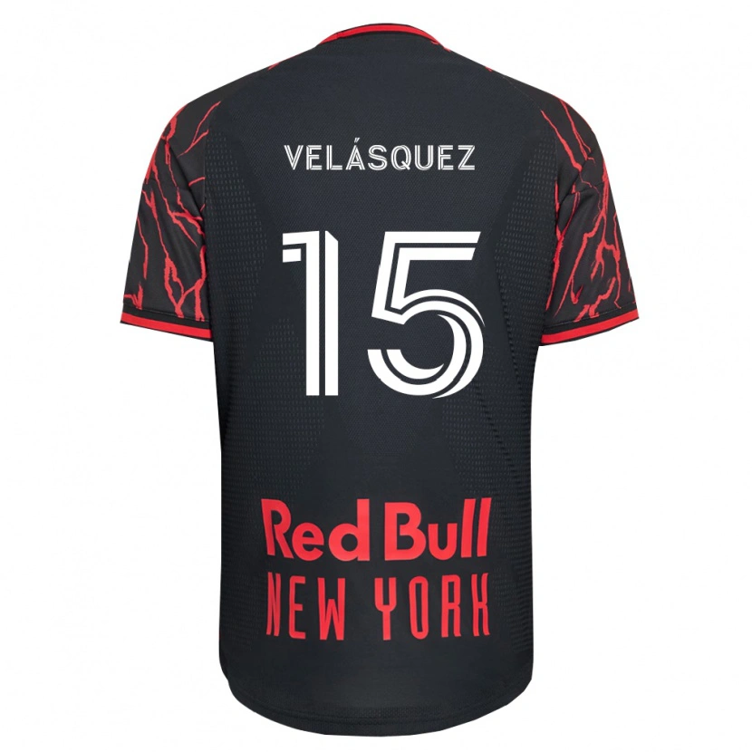 Danxen Herren Eric Velásquez #15 Rot Schwarz Weiß Heimtrikot Trikot 2026/27 T-Shirt Österreich