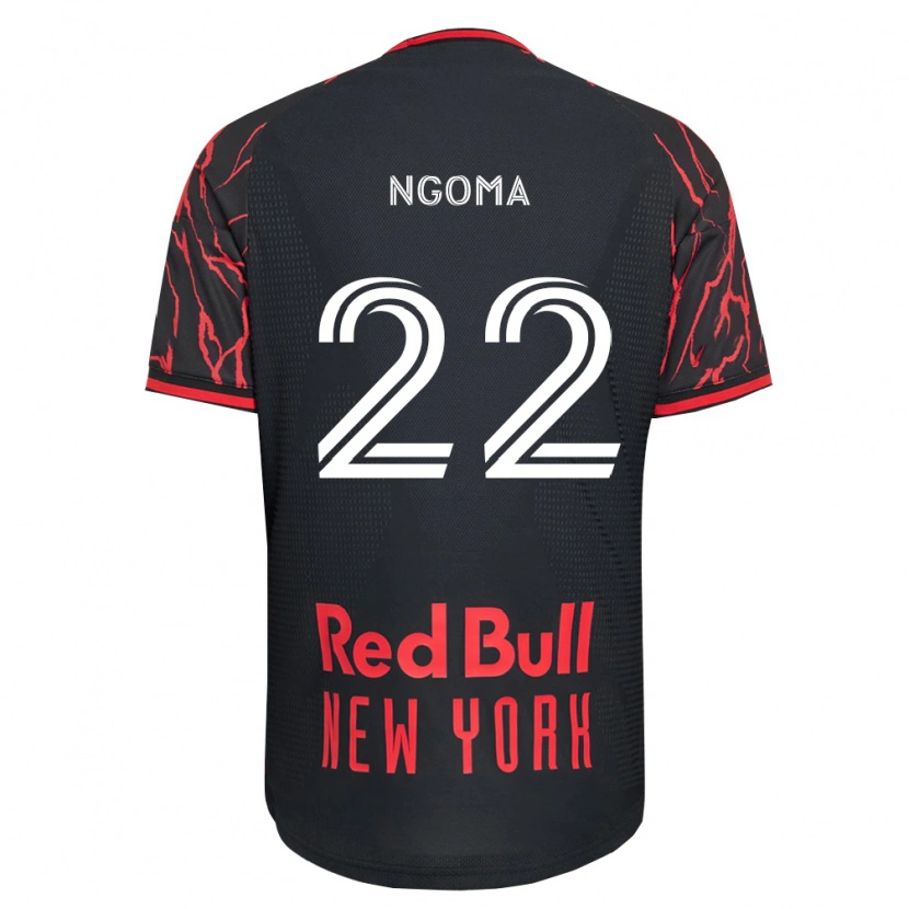 Danxen Herren Serge Ngoma #22 Rot Schwarz Weiß Heimtrikot Trikot 2026/27 T-Shirt Österreich