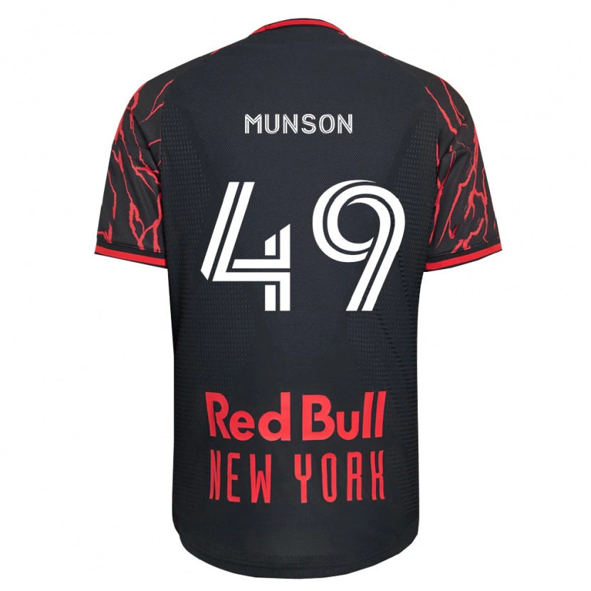 Danxen Herren Josh Munson #49 Rot Schwarz Weiß Heimtrikot Trikot 2026/27 T-Shirt Österreich