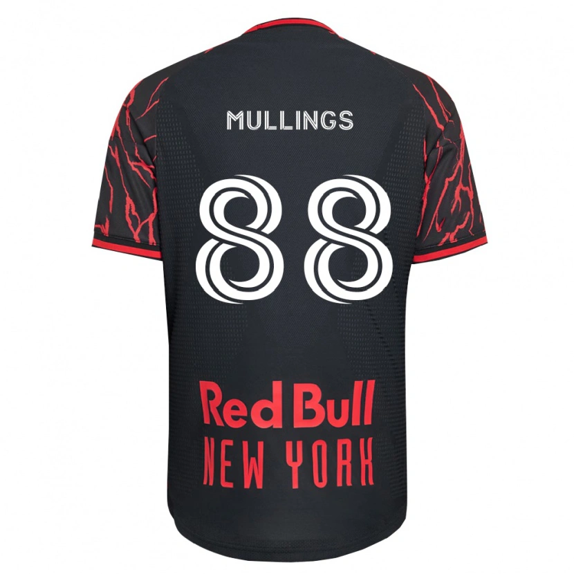 Danxen Herren O'vonte Mullings #88 Rot Schwarz Weiß Heimtrikot Trikot 2026/27 T-Shirt Österreich