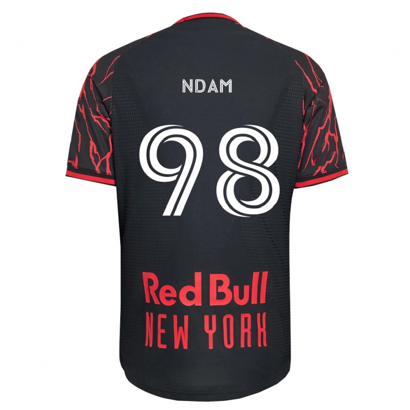 Danxen Herren Hassan Ndam #98 Rot Schwarz Weiß Heimtrikot Trikot 2026/27 T-Shirt Österreich