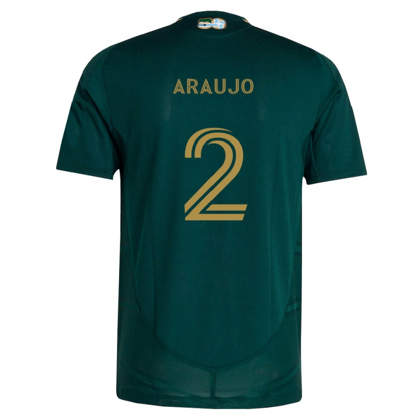 Danxen Herren Miguel Araujo #2 Dunkelgrün Braun Heimtrikot Trikot 2026/27 T-Shirt Österreich