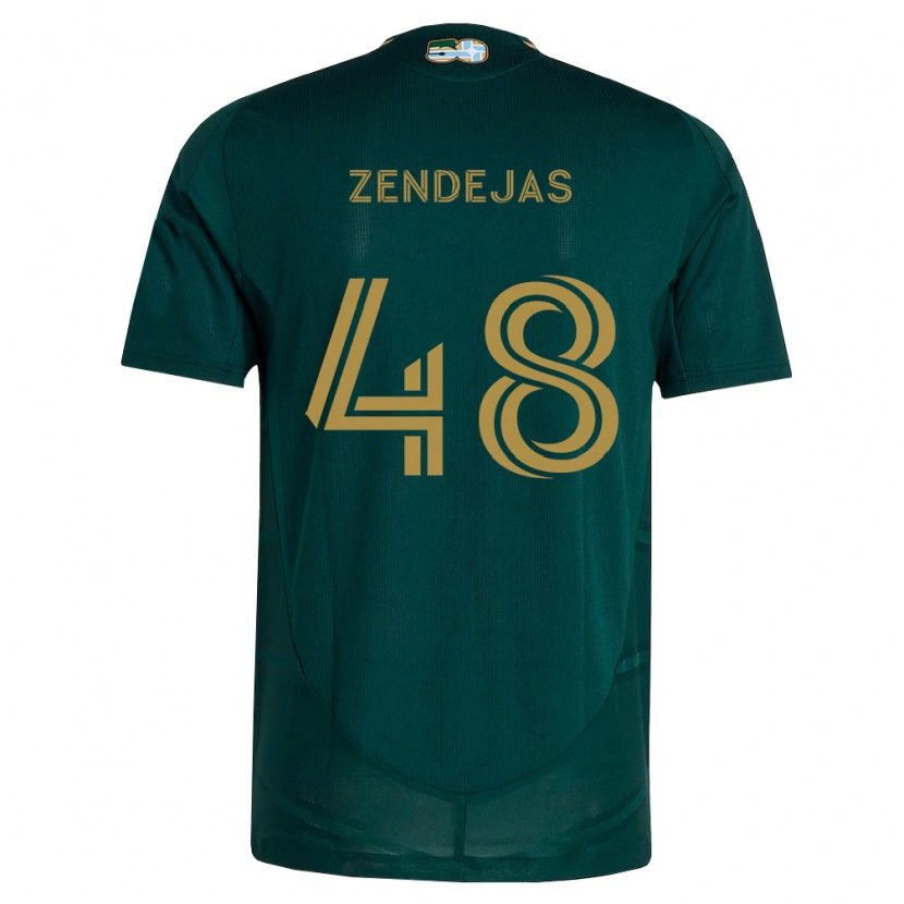 Danxen Herren Noah Zendejas #48 Dunkelgrün Braun Heimtrikot Trikot 2026/27 T-Shirt Österreich