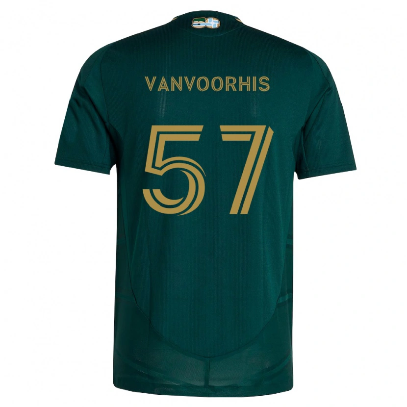 Danxen Herren Bryce Vanvoorhis #57 Dunkelgrün Braun Heimtrikot Trikot 2026/27 T-Shirt Österreich