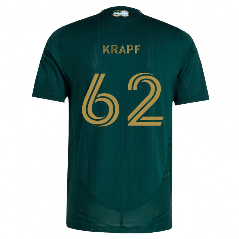 Danxen Herren Andrew Krapf #62 Dunkelgrün Braun Heimtrikot Trikot 2026/27 T-Shirt Österreich
