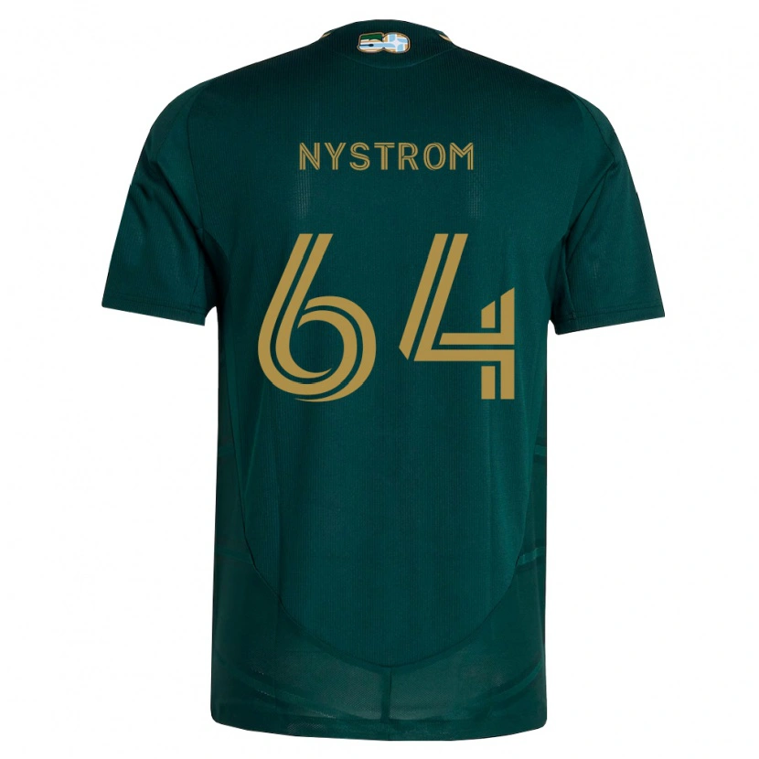 Danxen Herren August Nystrom #64 Dunkelgrün Braun Heimtrikot Trikot 2026/27 T-Shirt Österreich