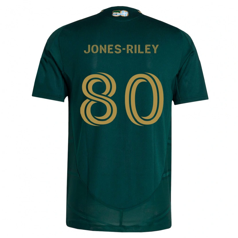 Danxen Herren Jaden Jones-Riley #80 Dunkelgrün Braun Heimtrikot Trikot 2026/27 T-Shirt Österreich