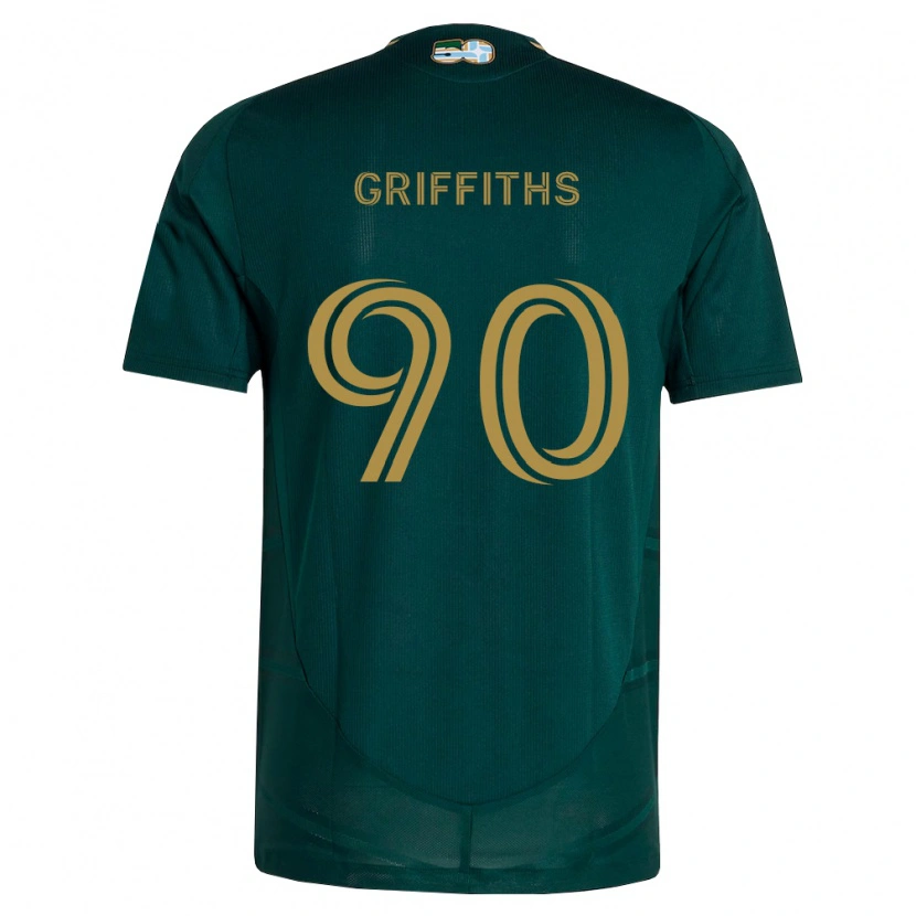 Danxen Herren Reo Griffiths #90 Dunkelgrün Braun Heimtrikot Trikot 2026/27 T-Shirt Österreich