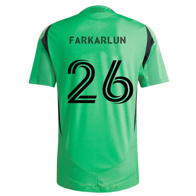 Danxen Herren Jimmy Farkarlun #26 Smaragdgrün Schwarz Heimtrikot Trikot 2026/27 T-Shirt Österreich