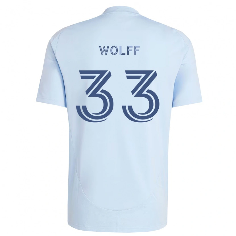 Danxen Herren Owen Wolff #33 Hellblau Hellgrau Heimtrikot Trikot 2026/27 T-Shirt Österreich