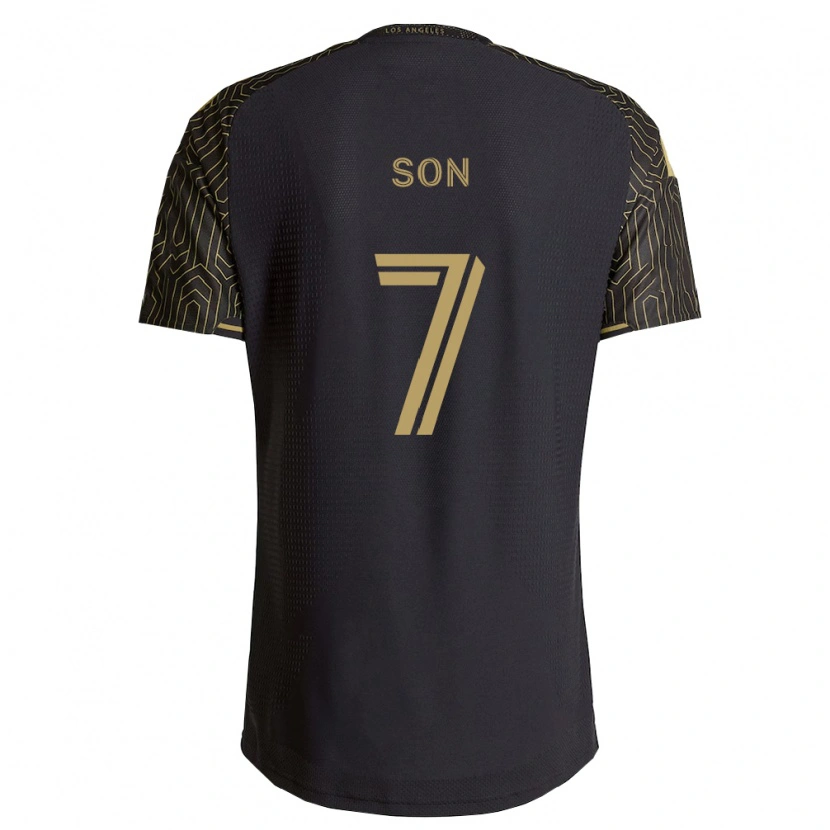 Danxen Herren Heung-Min Son #7 Braun Schwarz Heimtrikot Trikot 2026/27 T-Shirt Österreich