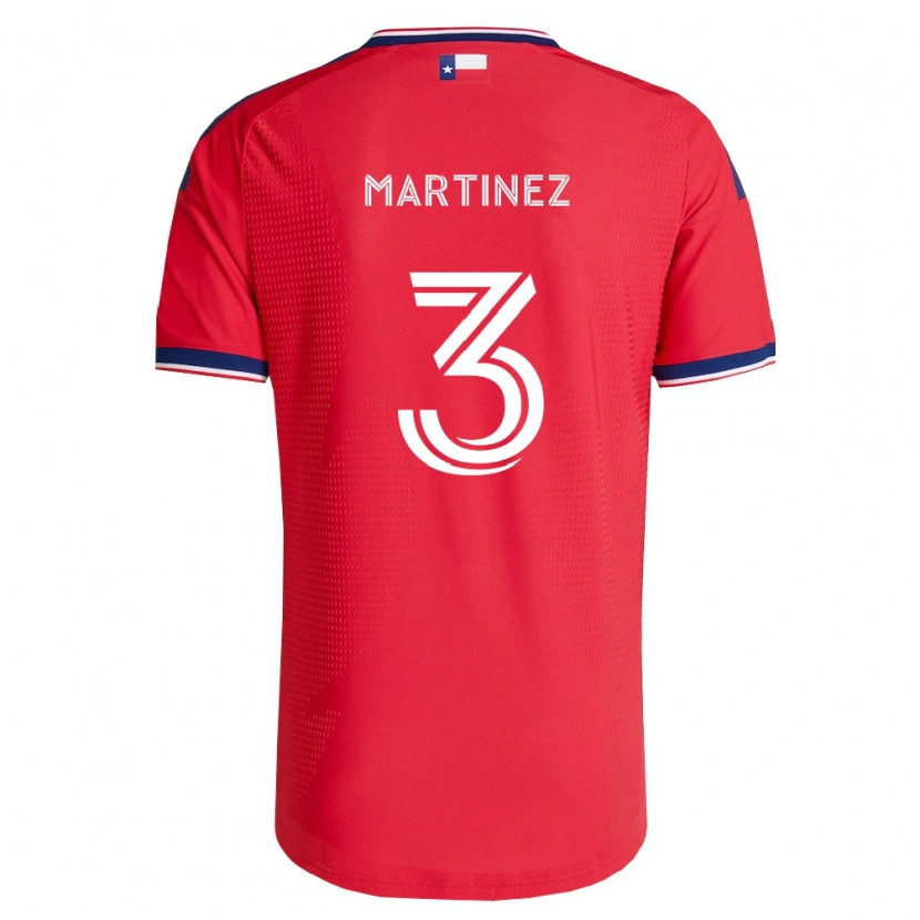 Danxen Herren José Antonio Martínez #3 Rot Blau Weiß Heimtrikot Trikot 2026/27 T-Shirt Österreich