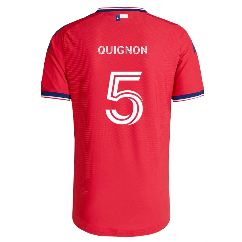 Danxen Herren Facundo Quignón #5 Rot Blau Weiß Heimtrikot Trikot 2026/27 T-Shirt Österreich