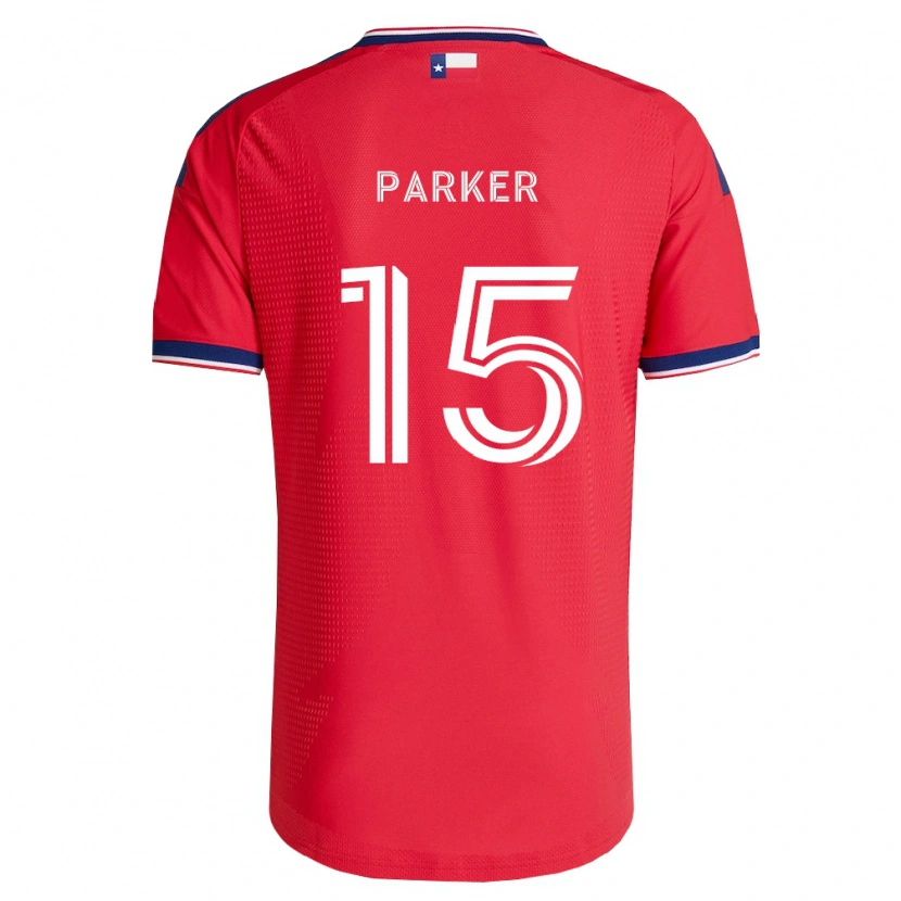 Danxen Herren Isaiah Parker #15 Rot Blau Weiß Heimtrikot Trikot 2026/27 T-Shirt Österreich
